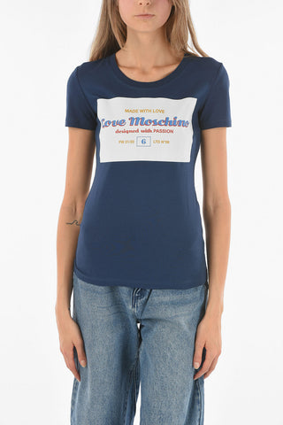 LOVE Printed MADE WITH LOVE Slim Fit T-Shirt