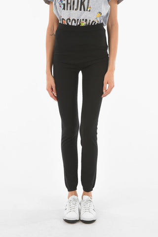 GETHSEMANE Elastic Waistband Stretch Cashmere Leggings