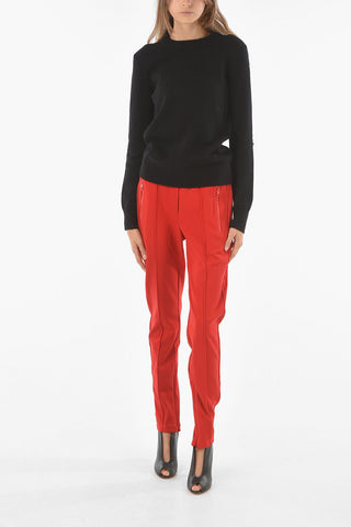 Crew Neck Cashmere Sweater with Sequined Detail