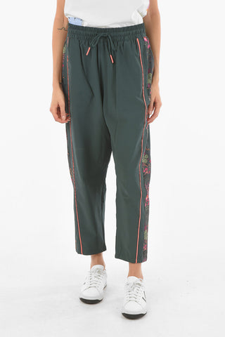 LIBERTY Floral Bands Stretch Nylon Joggers