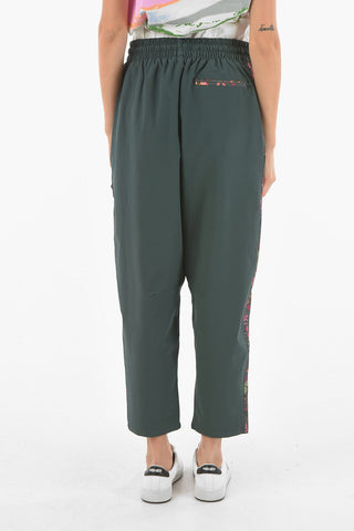LIBERTY Floral Bands Stretch Nylon Joggers