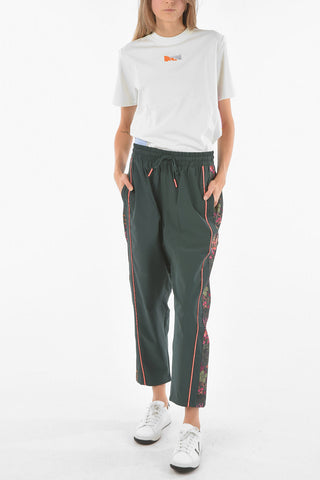 LIBERTY Floral Bands Stretch Nylon Joggers