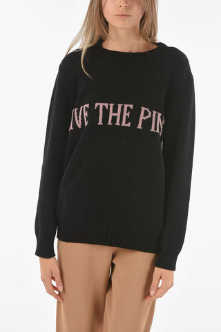 Wool Blend LIVE THE PINK Sweater