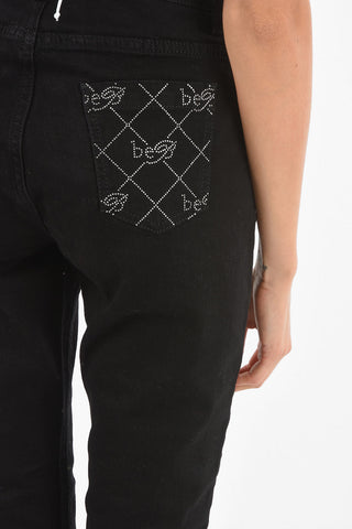 BE Jeans Skinny Fit in Cotone Stretch con Tasca Monogram
