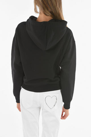 Hooded GLITTER EYELIKE Sweatshirt