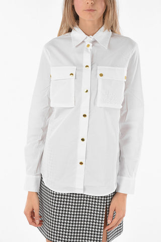 LOVE Embroidered Breast-pocket Saharan Shirt