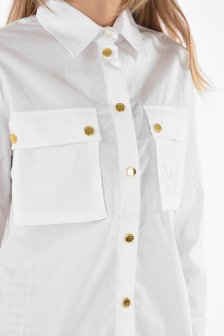 LOVE Embroidered Breast-pocket Saharan Shirt