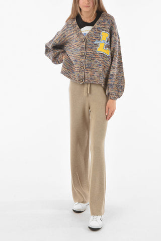 LOVE Cardigan Crop con Maniche a Palloncino