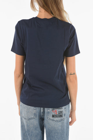 Crew Neck ROPE KORS Cotton T-Shirt
