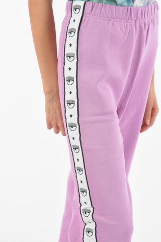 Side Logoed Band LOGOMANIA Fleece Cotton Joggers