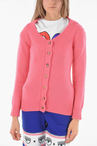 Cardigan Girocollo in Cashmere
