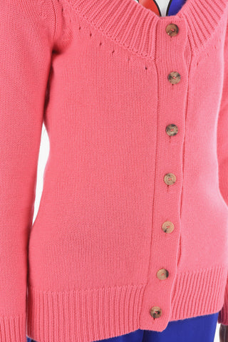 Cardigan Girocollo in Cashmere
