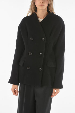 Virgin Wool JILMALI Double-breasted Short Coat