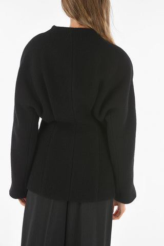 Virgin Wool JILMALI Double-breasted Short Coat