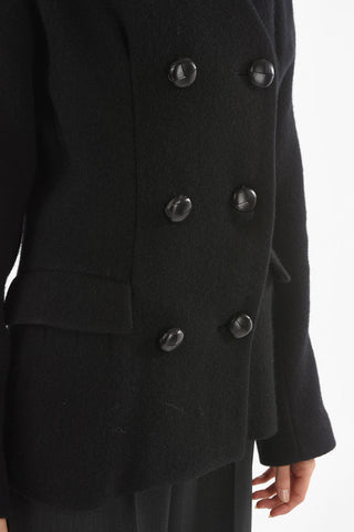 Virgin Wool JILMALI Double-breasted Short Coat