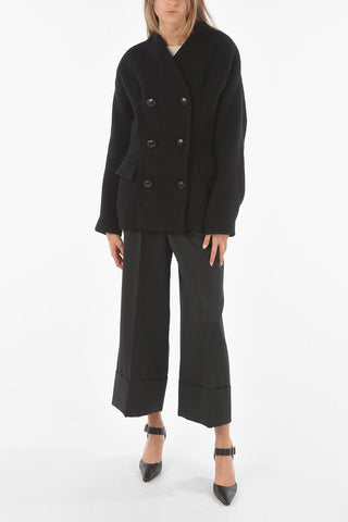 Virgin Wool JILMALI Double-breasted Short Coat