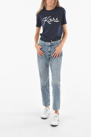 LOVE 5 Pocket TOUJOURS Denims with Embroidered Logo