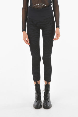ADIDAS BY STELLA MC CARTNEY Leggings Sportivi con Motivo Zebrato