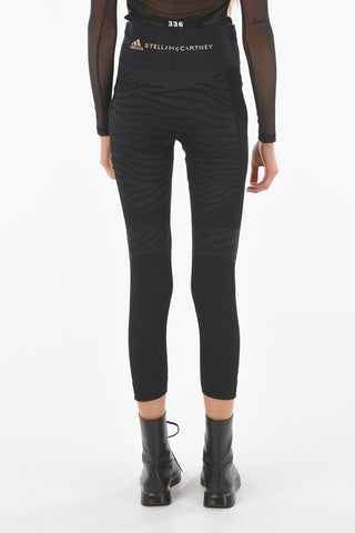 ADIDAS BY STELLA MC CARTNEY Leggings Sportivi con Motivo Zebrato