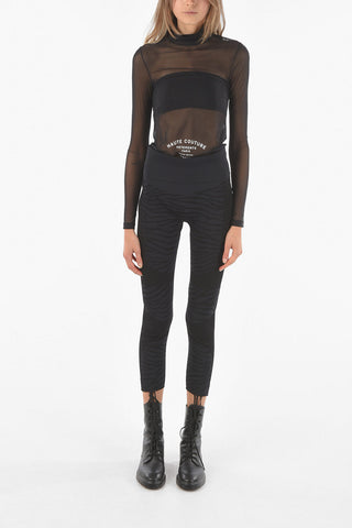ADIDAS BY STELLA MC CARTNEY Leggings Sportivi con Motivo Zebrato