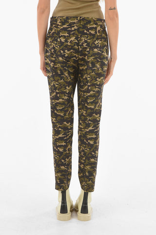 Flush Pocket Camouflage Cotton Chino Pants