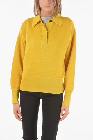 Polo Neck HERON Wool Blend Pullover