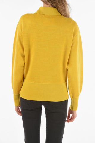 Polo Neck HERON Wool Blend Pullover