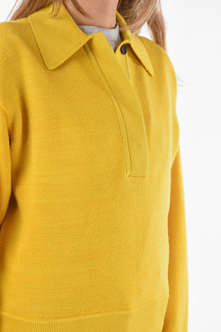 Polo Neck HERON Wool Blend Pullover