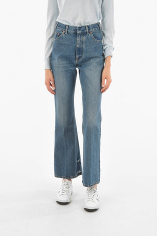 5 Pocket Flared Fit Hidden Fastening Denims