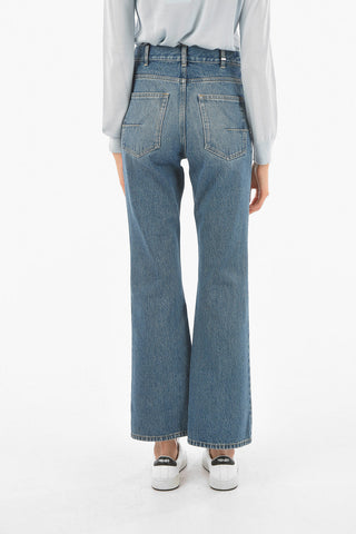 5 Pocket Flared Fit Hidden Fastening Denims