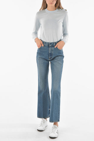 5 Pocket Flared Fit Hidden Fastening Denims
