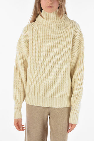 Pullover a Collo Alto INES in Misto Lana
