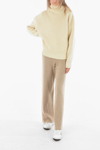 Pullover a Collo Alto INES in Misto Lana