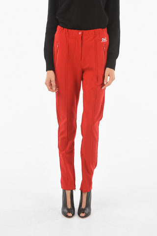 Joggers 3 Tasche in Jersey con Zip alla Caviglia