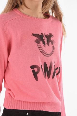 Crew Neck SCUDERIA Printed Logo Sweater