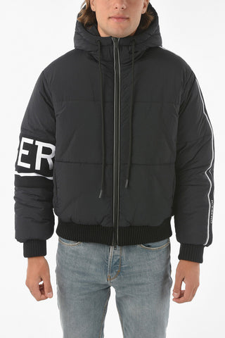 Logoed Side Band Puffer Jacket