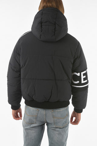 Logoed Side Band Puffer Jacket