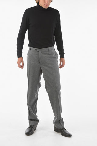 Wool ACADEMY Straight-leg Chino Pants