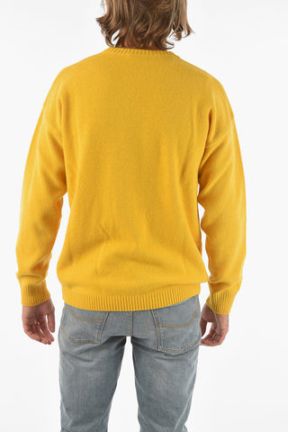 Contrasting Embroidered INTARSIA Sweater