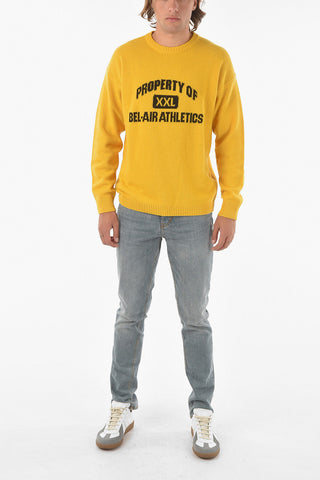 Contrasting Embroidered INTARSIA Sweater