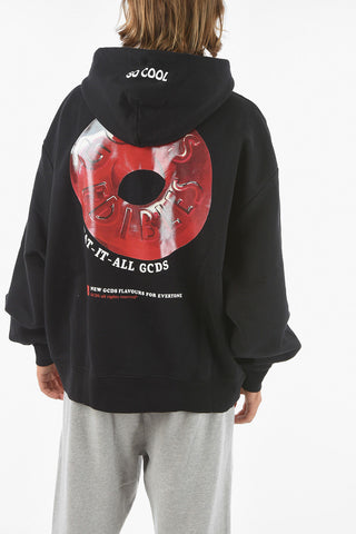 Hooded Sweatshirt with DONUT Back Print