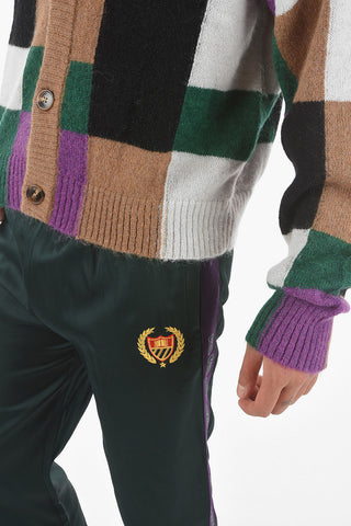 Cardigan CUMMULAL FIELDS in Misto Lana a Quadri