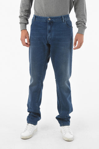 ID Mid-wash Straight-leg Jeans