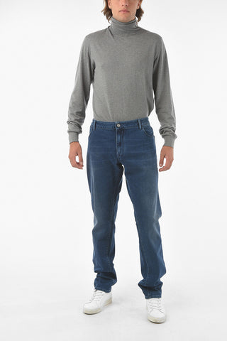 ID Mid-wash Straight-leg Jeans