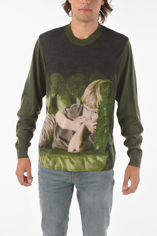 JUN TAKAHASHI Wool Lightweight Crew-neck Sweater