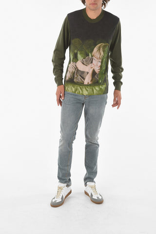 JUN TAKAHASHI Wool Lightweight Crew-neck Sweater