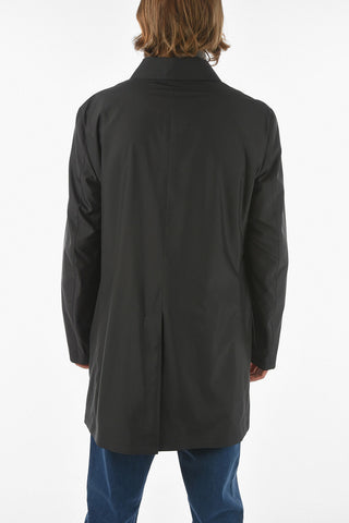 Water-resistant Lined Trench with Hidden Fastening