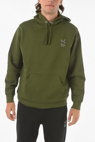 X PUMA Hooded Sweatshirt with Embroidered Logo Detail