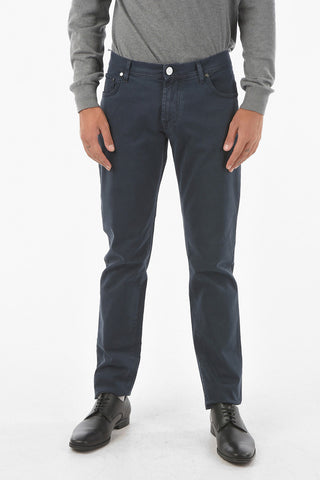 ID Pantaloni 5 tasche M ALGA FIX a Gamba diritta in Cotone Stretch