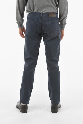 ID Pantaloni 5 tasche M ALGA FIX a Gamba diritta in Cotone Stretch